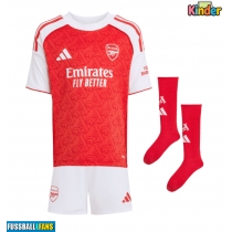 Arsenal Martin Odegaard #8 Heimtrikotsatz Kinder 2025-26 Kurzarm (+ Kurze Hosen)